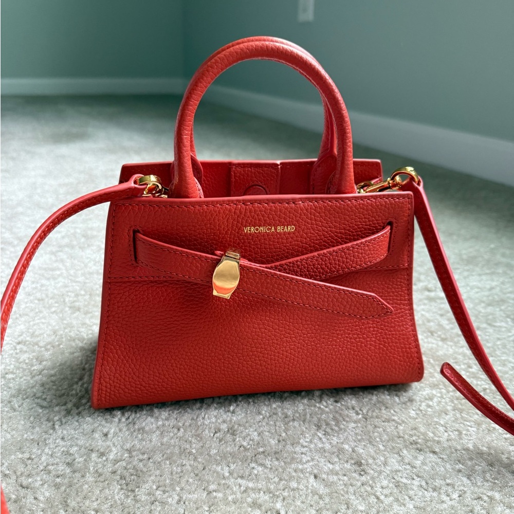 Veronica Beard Mini Dash Bag (Persimmon) - Picture 4 of 7